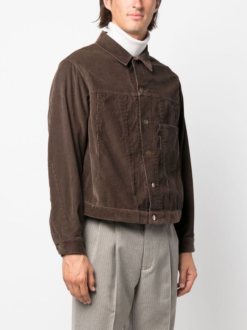 buttoned corduroy jacket - 3