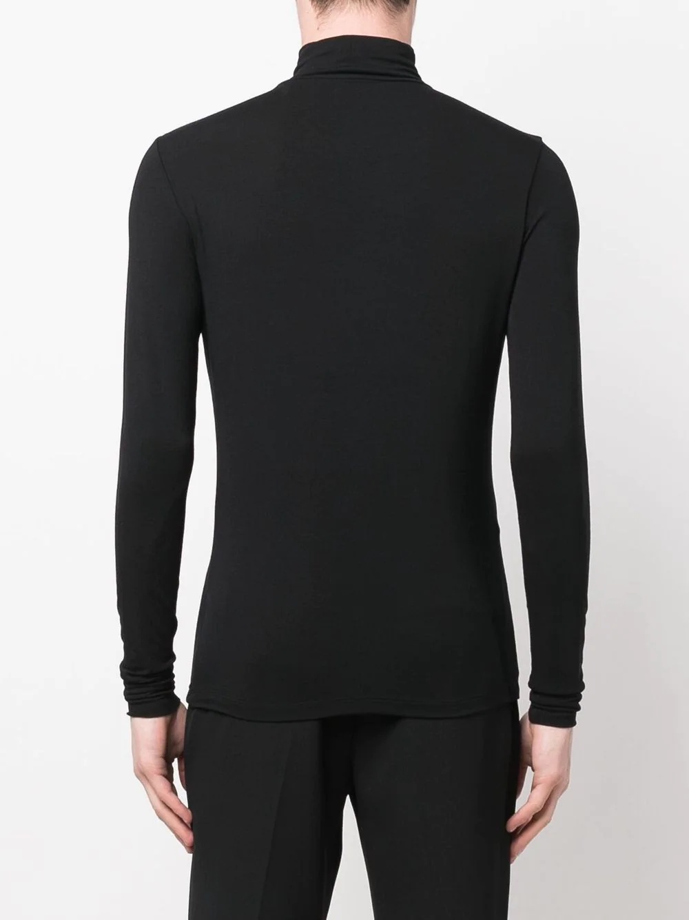 roll-neck long-sleeve T-shirt - 4