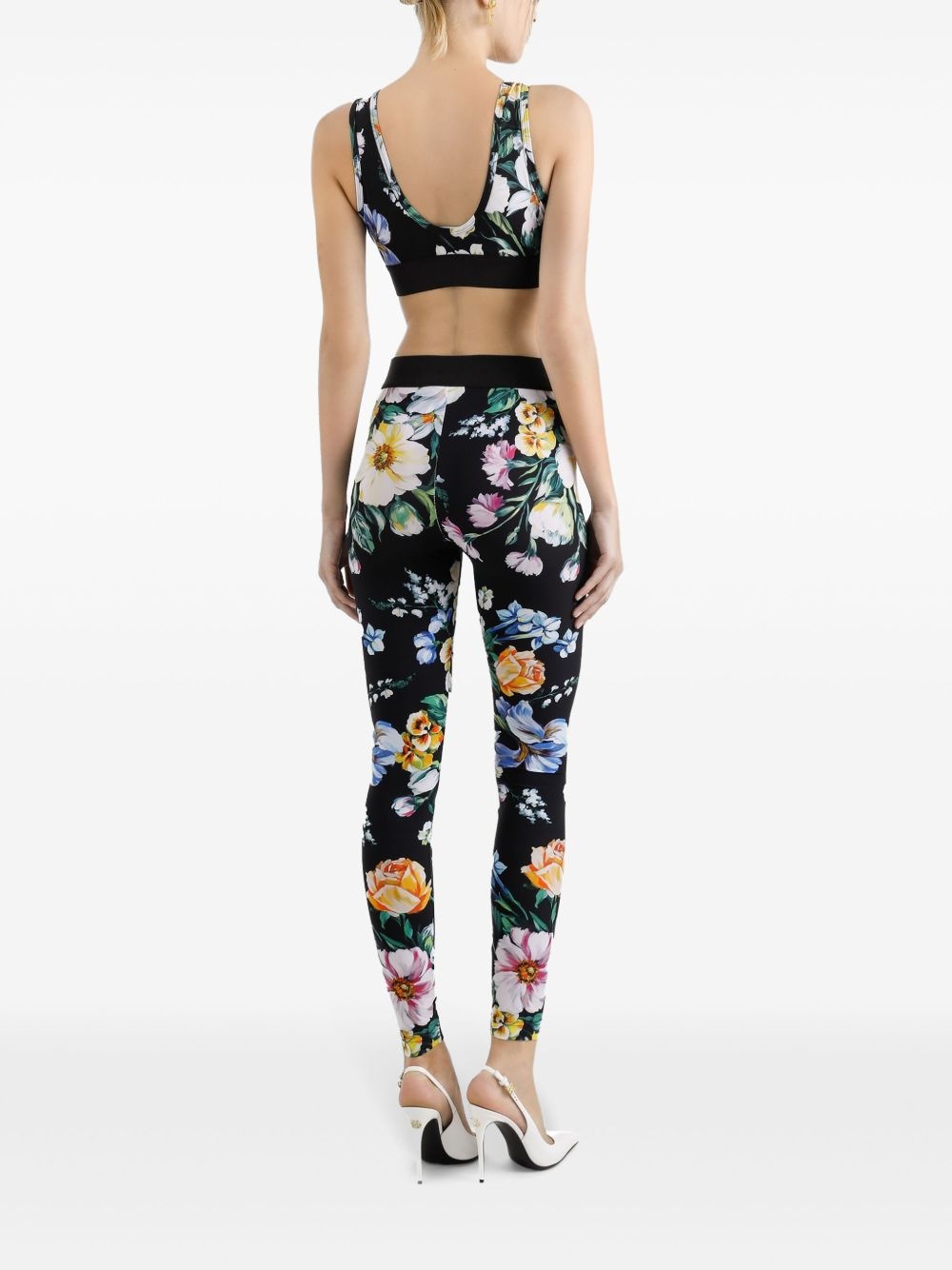 printed crop top - 3