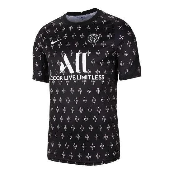 Nike Paris Saint-Germain Away Dri-FIT Pre-Match Soccer Jerseys 'Black' DH0535-659 - 1