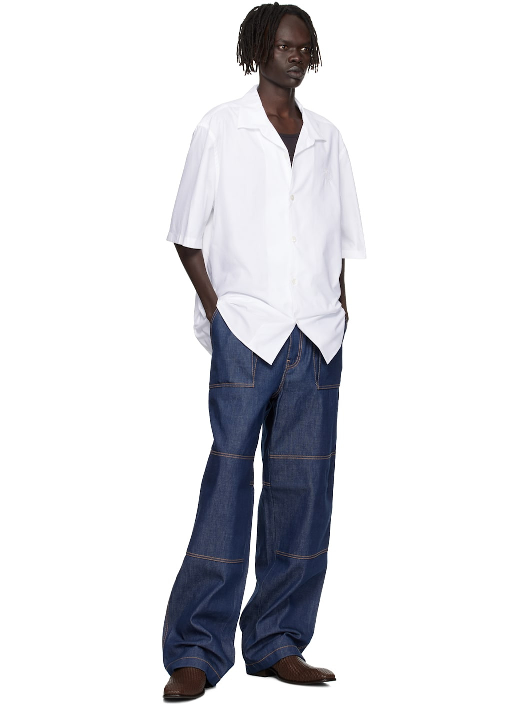 Blue Denim Trousers - 4