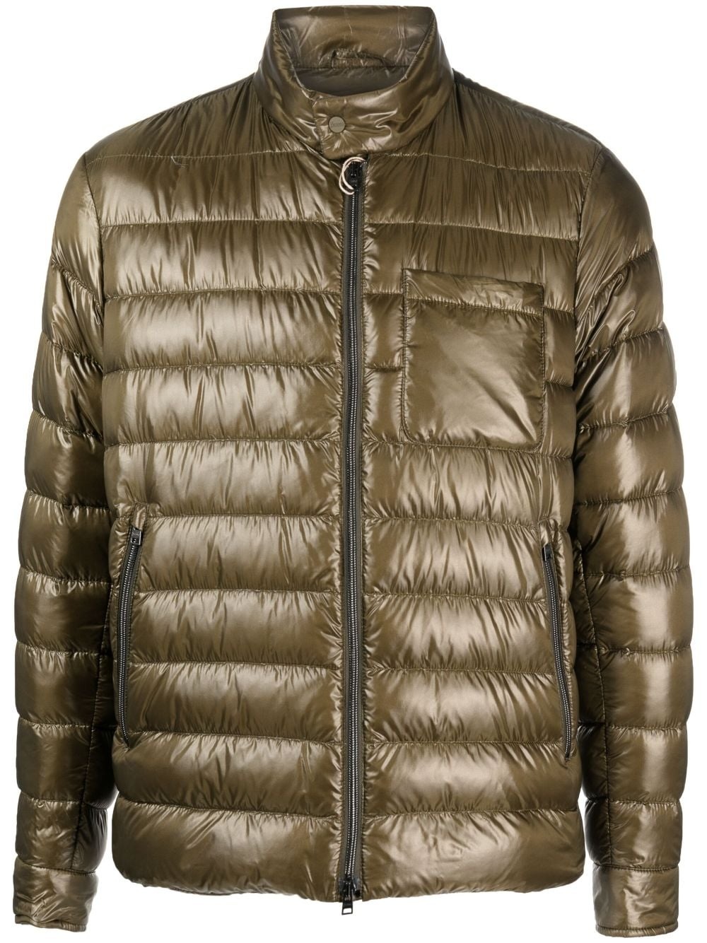 quilted zip-up padded jacket - 1