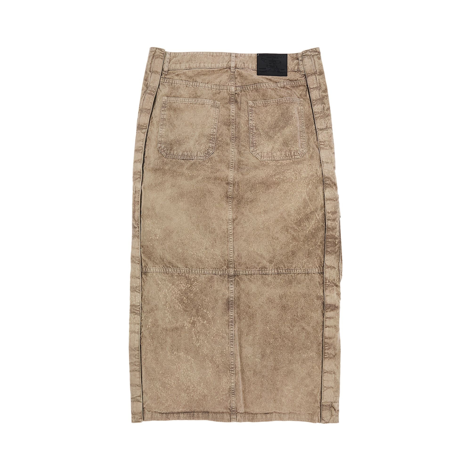 Y/Project Velcro Cargo Long Skirt 'Washed Khaki' - 2