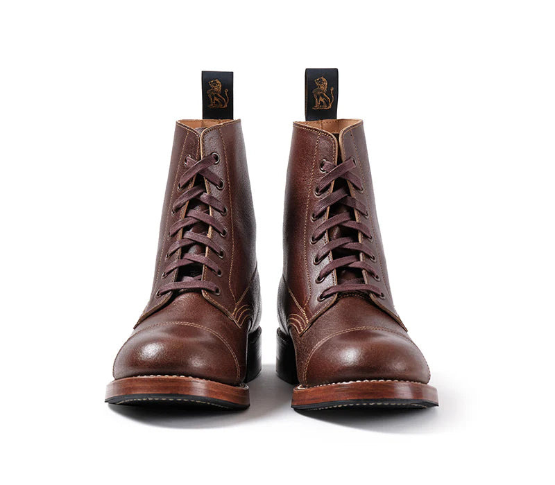 PRE-SALE LK-048 Montgomery Boots Horween SHF Horsehide Havana - 3