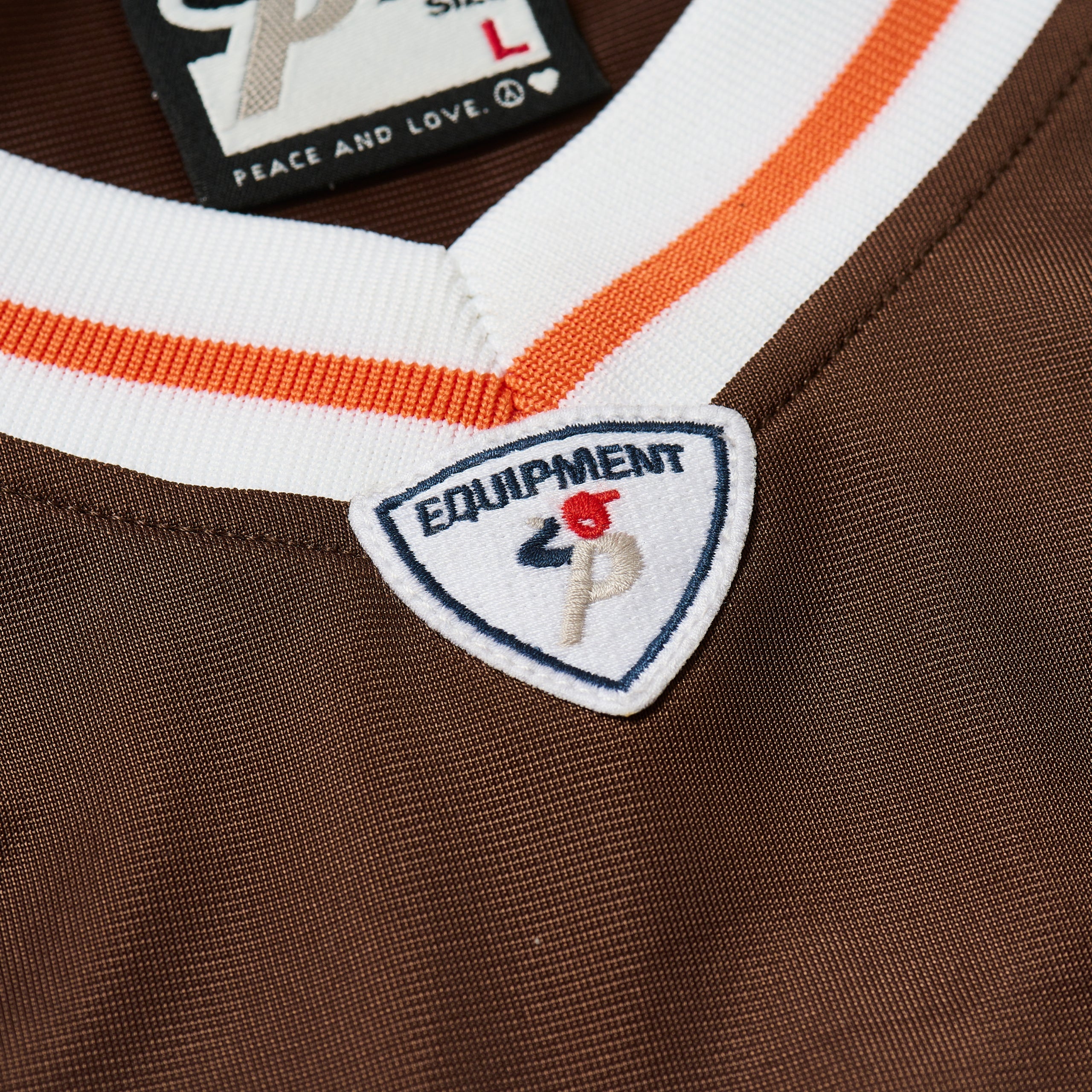 PALACE OM MESH JERSEY BROWN - 1b333maf6es0 | REVERSIBLE