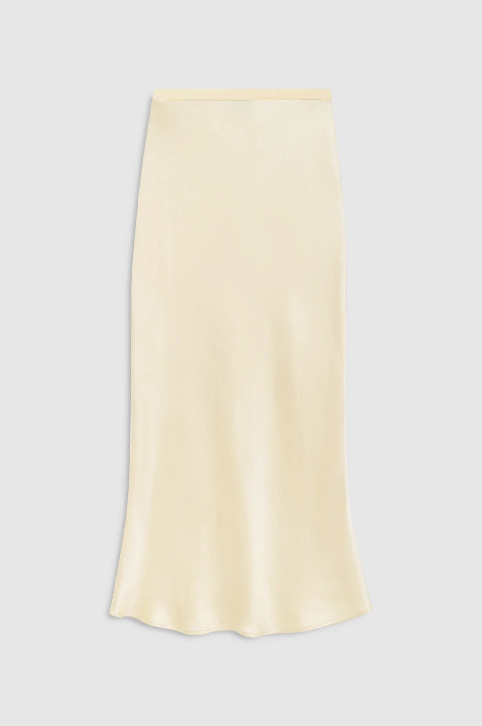 Bar Silk Skirt - Butter Yellow - 1