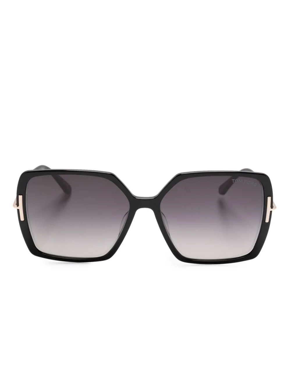 square-frame gradient sunglasses - 1