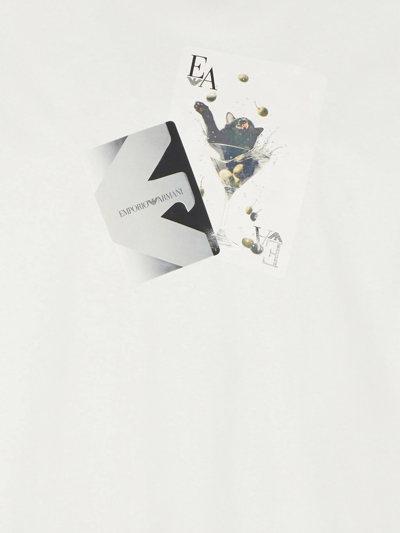 EMPORIO ARMANI Emporio Armani Graphic-print T-shirt outlook