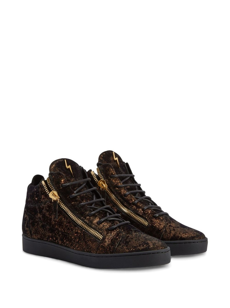 Giuseppe Zanotti Kriss 가죽 운동화 outlook