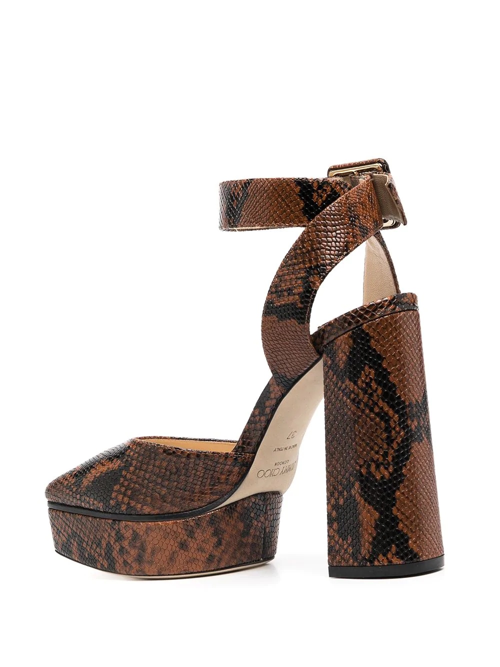 Jinn 125mm platform sandals - 3