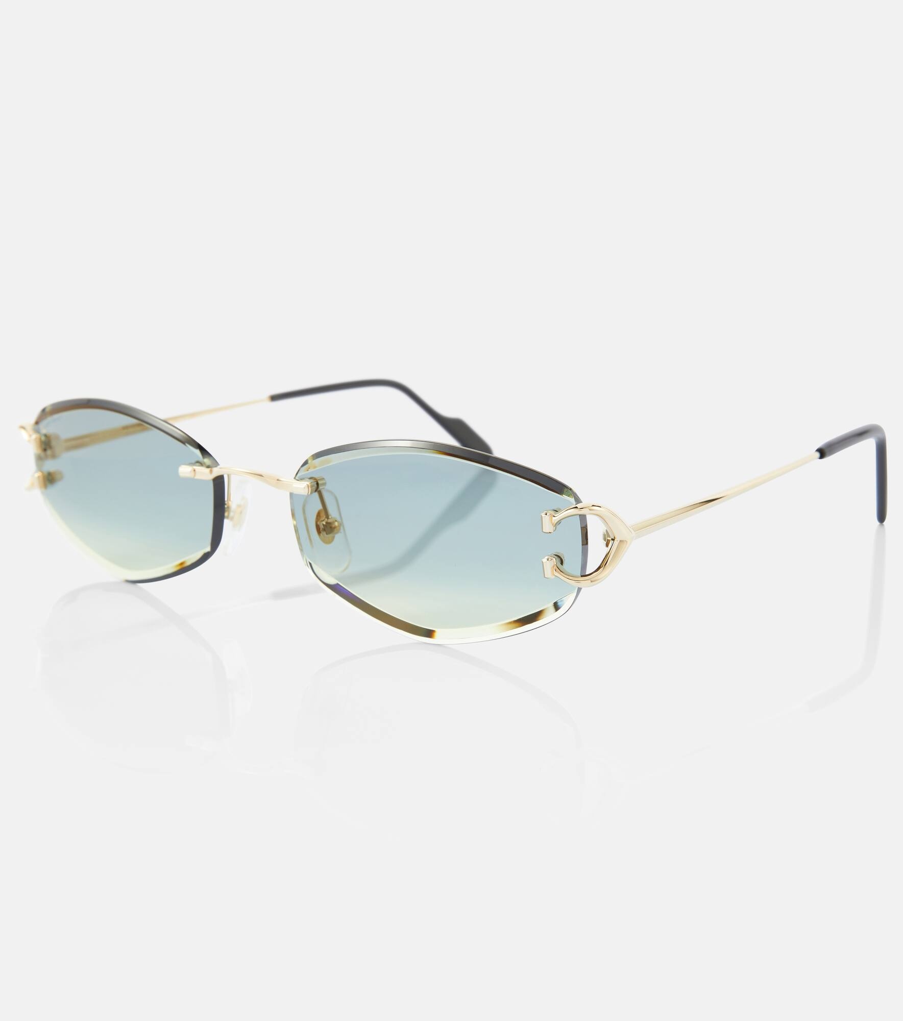 Signature C oval sunglasses - 4