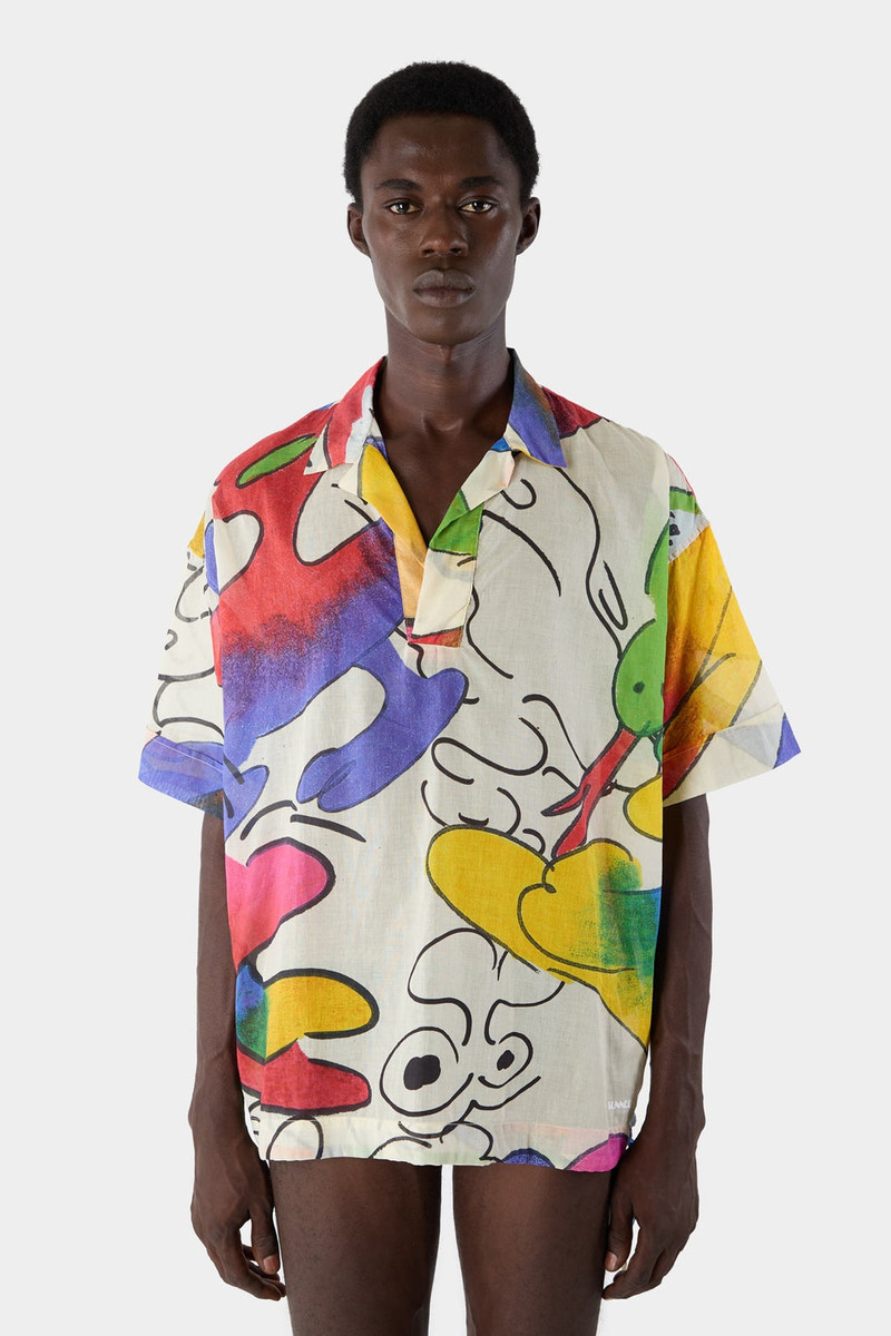 WHATEVER PRINT COULISSE POLO SHIRT 3