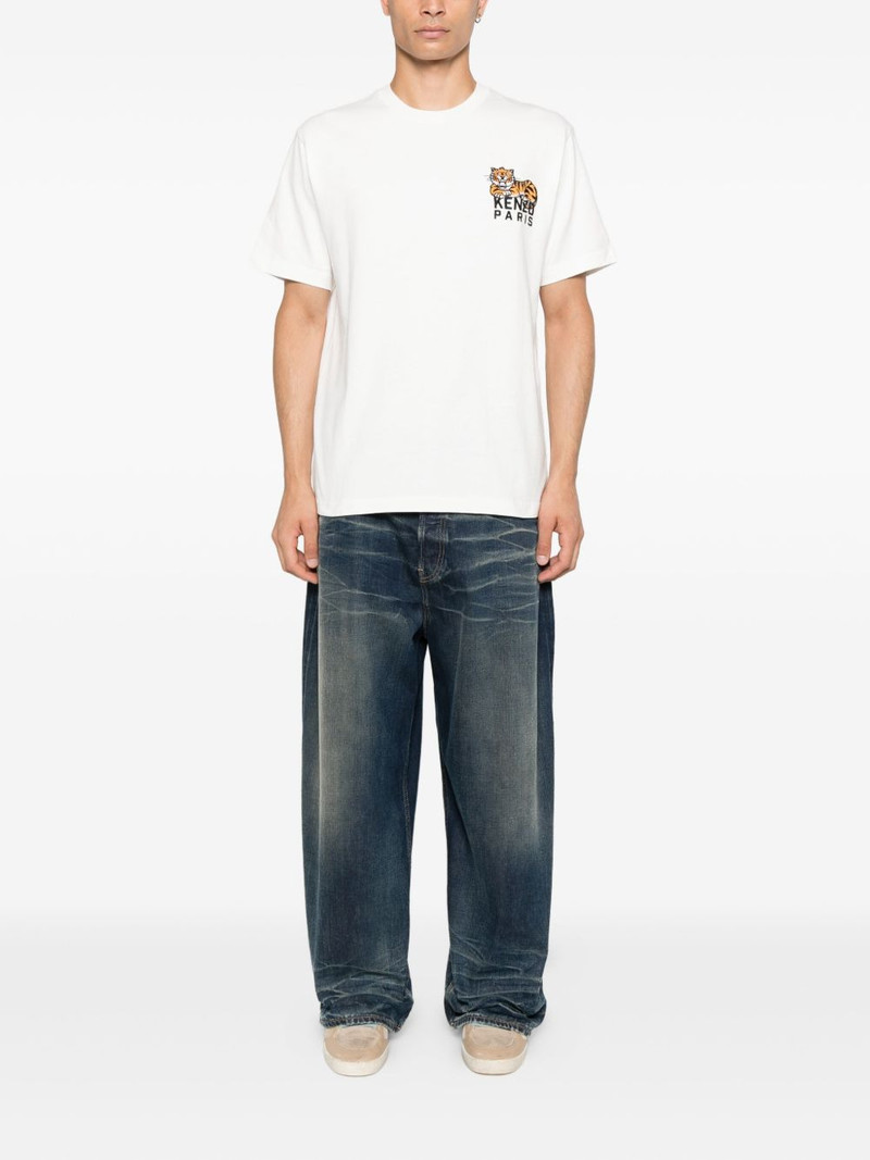 tiger-embroidered T-shirt 3