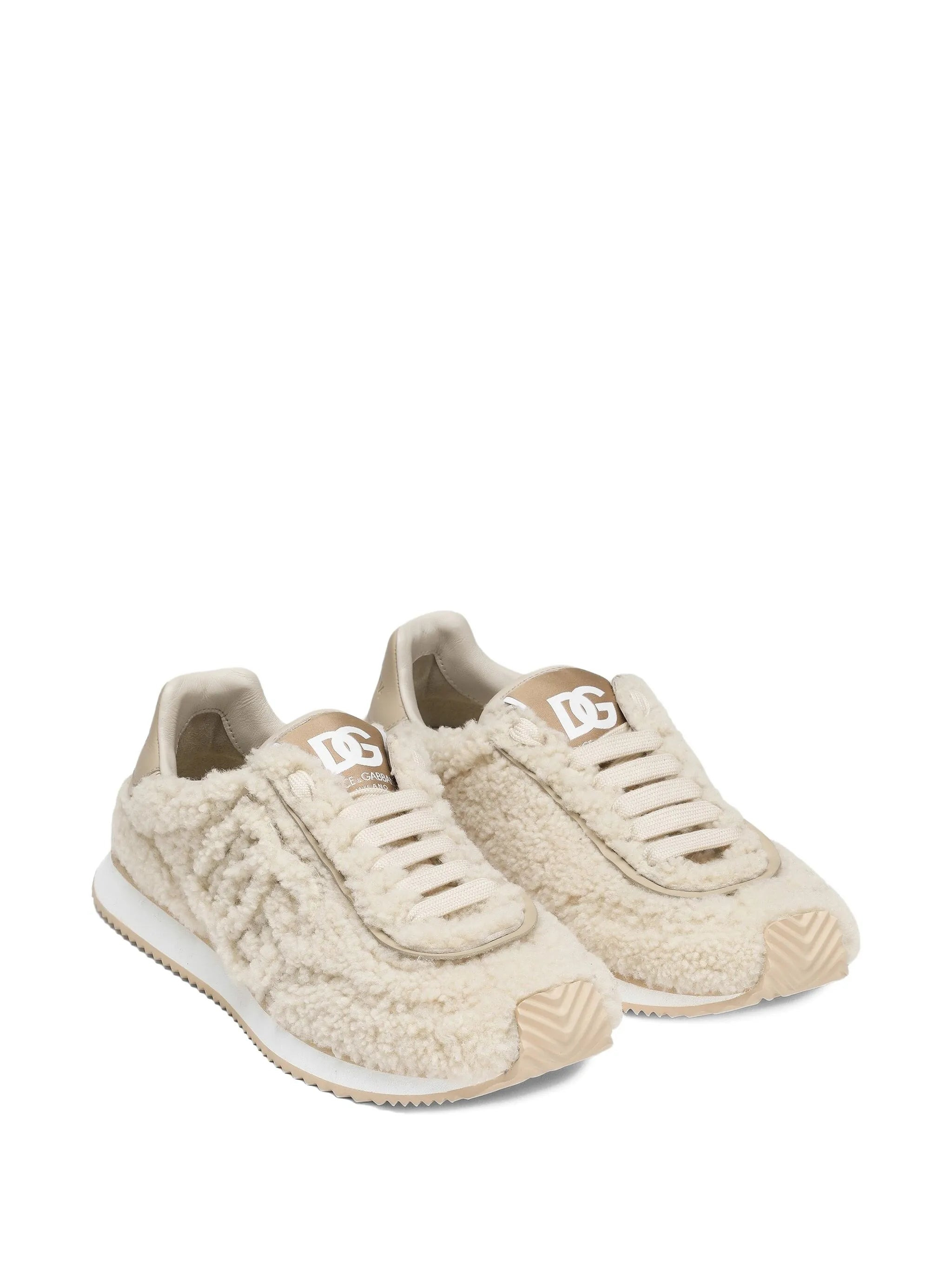 DG shearling sneakers - 2