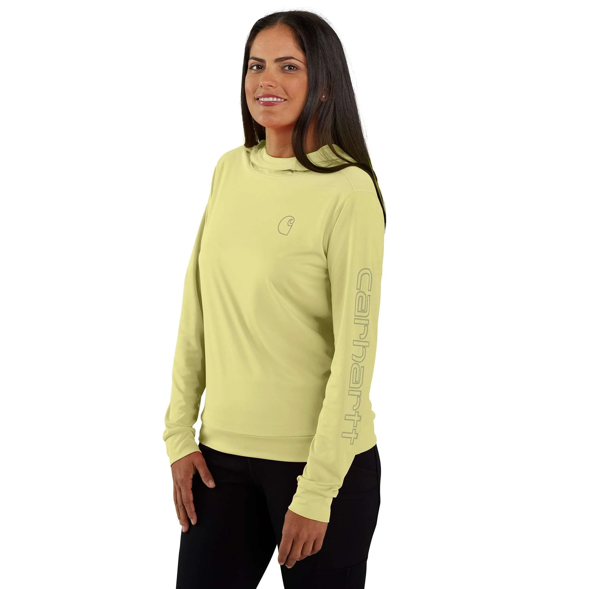 Women's Force Sun Defender™ Relaxed LS Logo Hoodie - 1