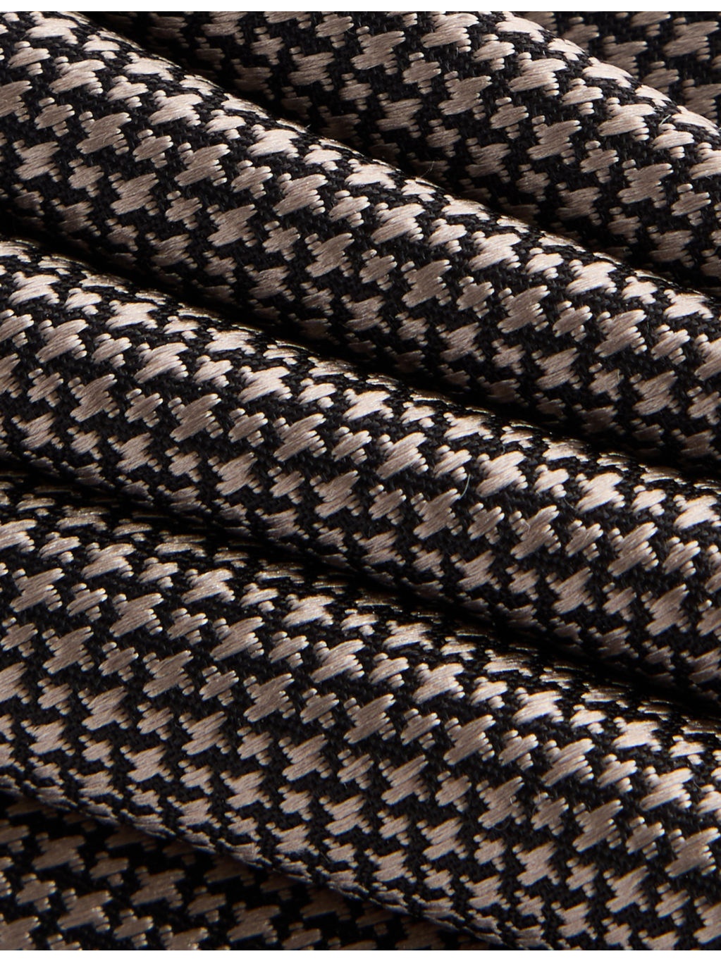 Geometric-Pattern Silk Tie - 2