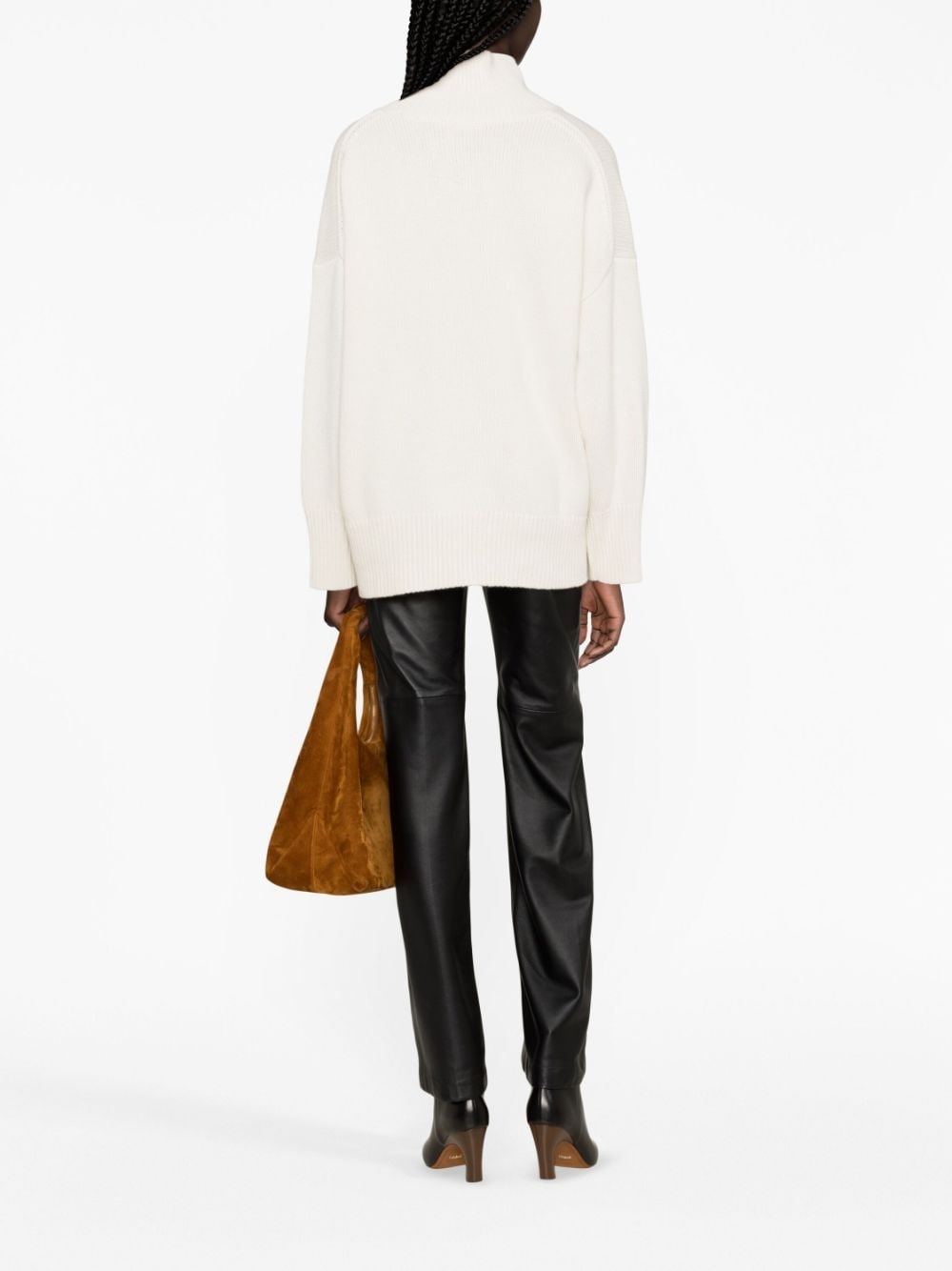 cashmere roll-neck sweater - 3