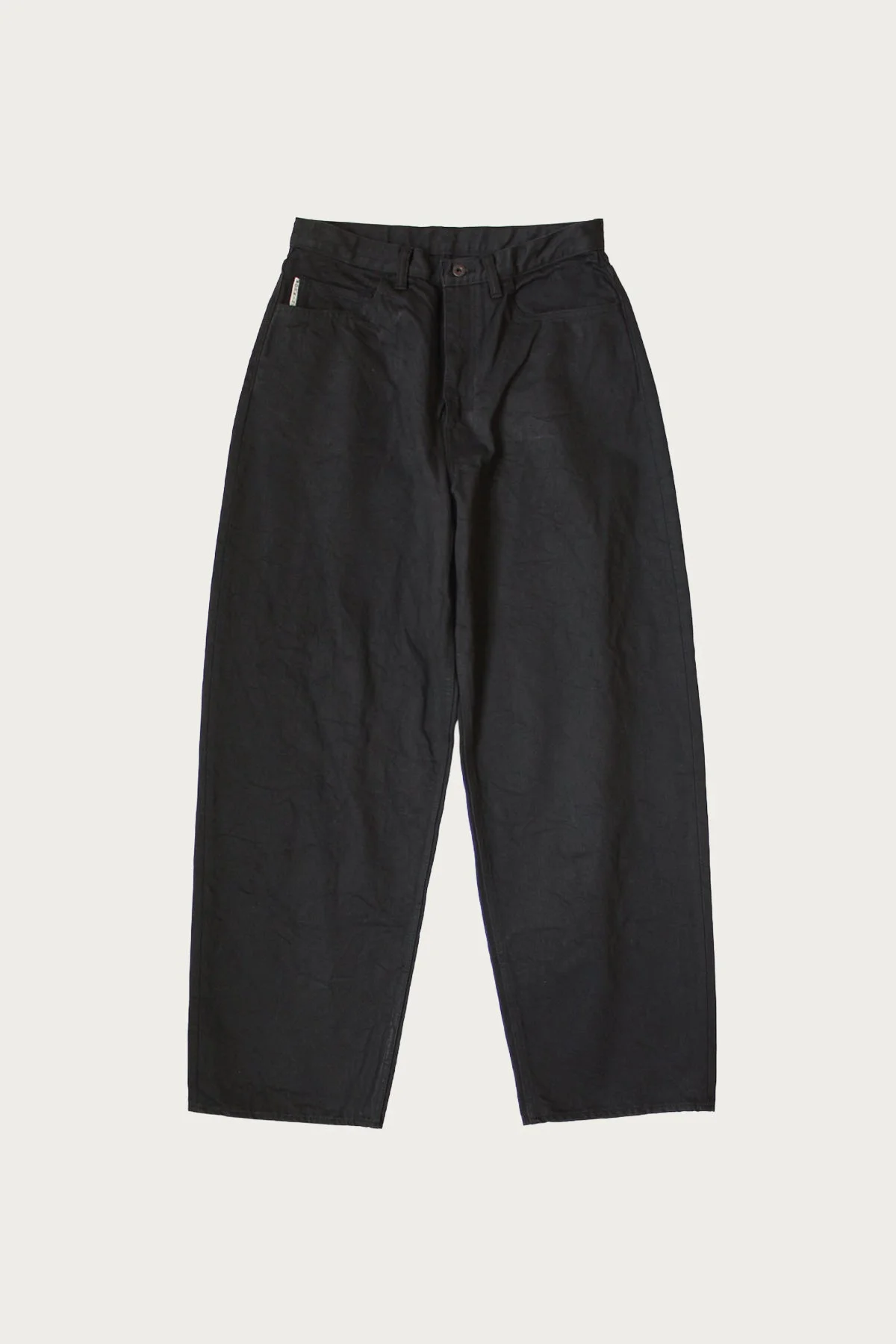 14oz BLKxBLK Denim CLUB Baggy 5P Pants - Black - 1
