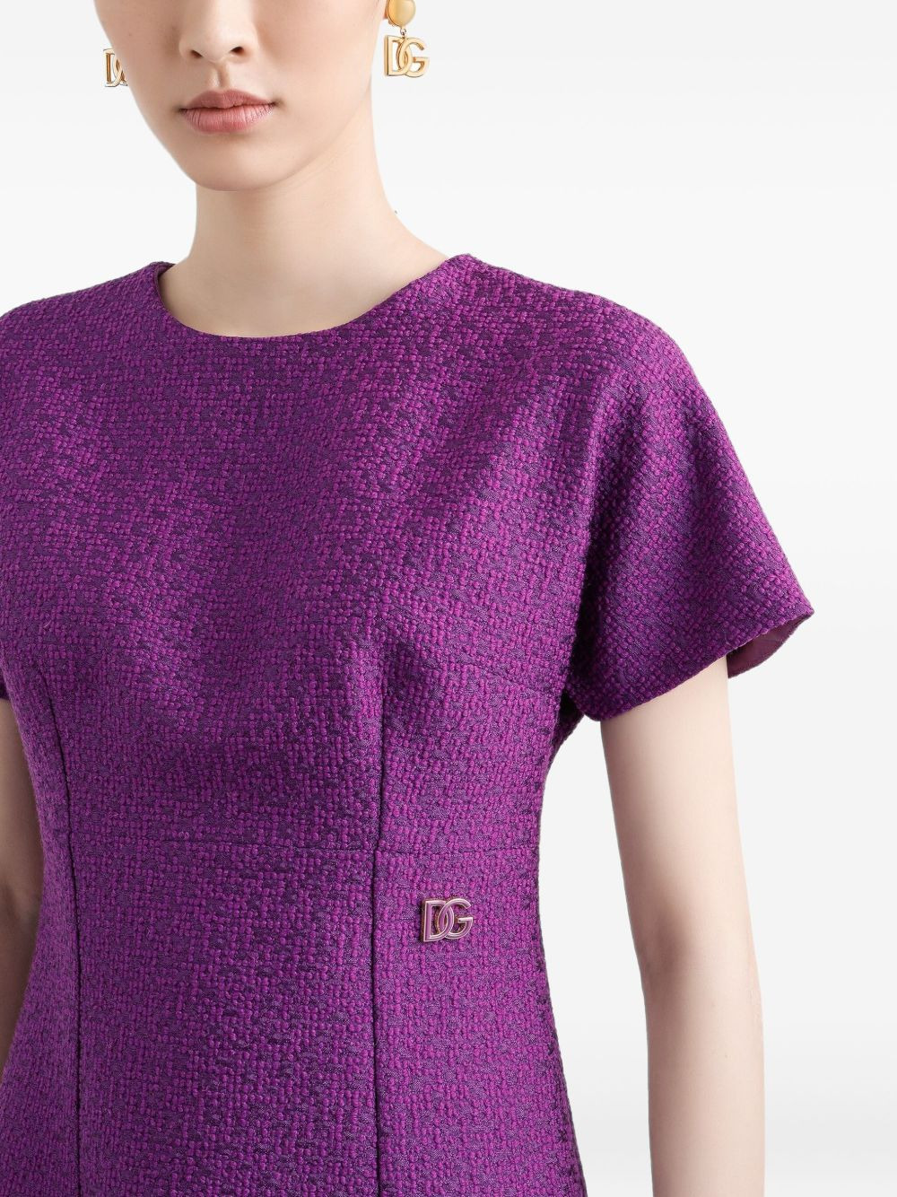 textured dress - 5