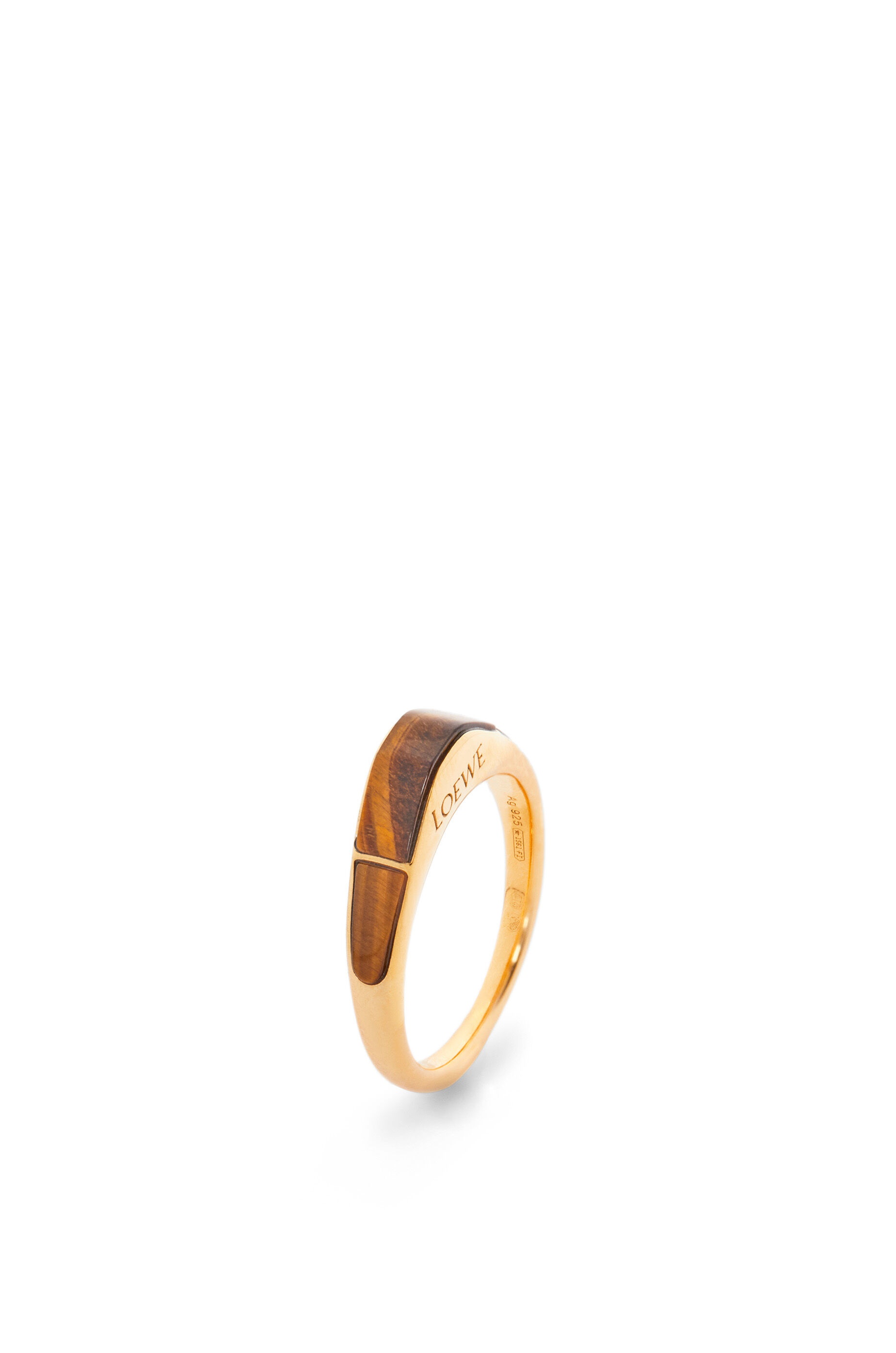 Stirrup ring in sterling silver - 2