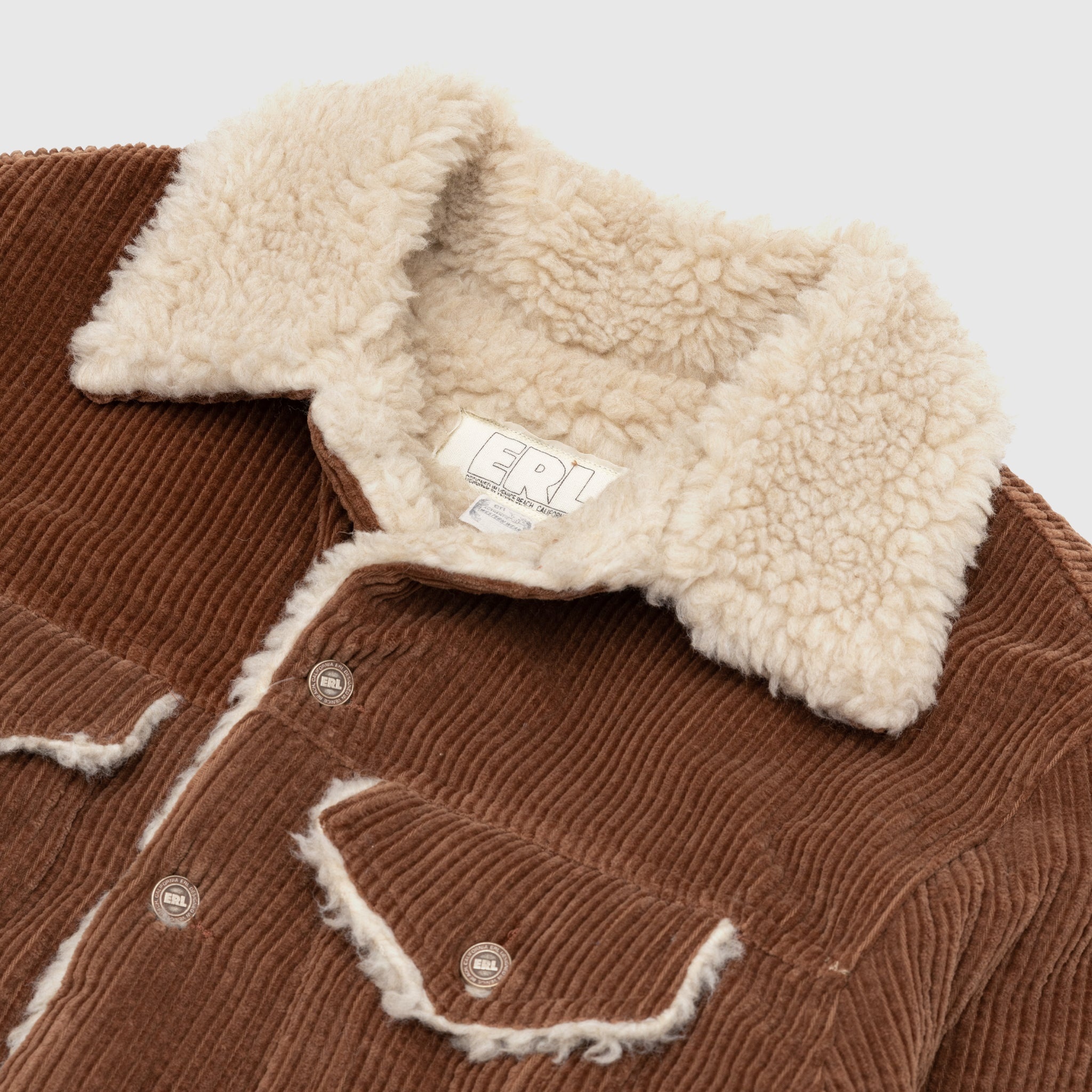 SHERPA CORDUROY TRUCKER JACKET - 2