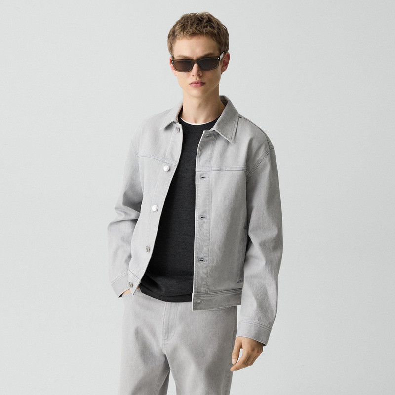 Trucker Jacket in Tinted Denim 1