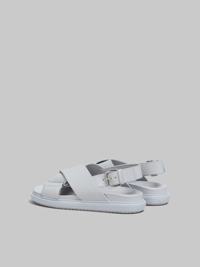 Marni GREY LEATHER FUSSBETT outlook