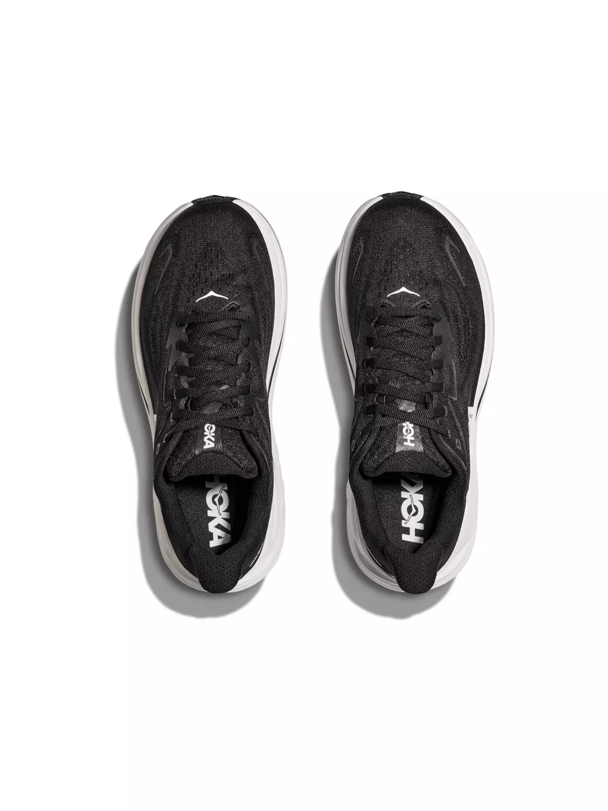 Clifton 10 "Black/White" Women's Running Shoe - 6