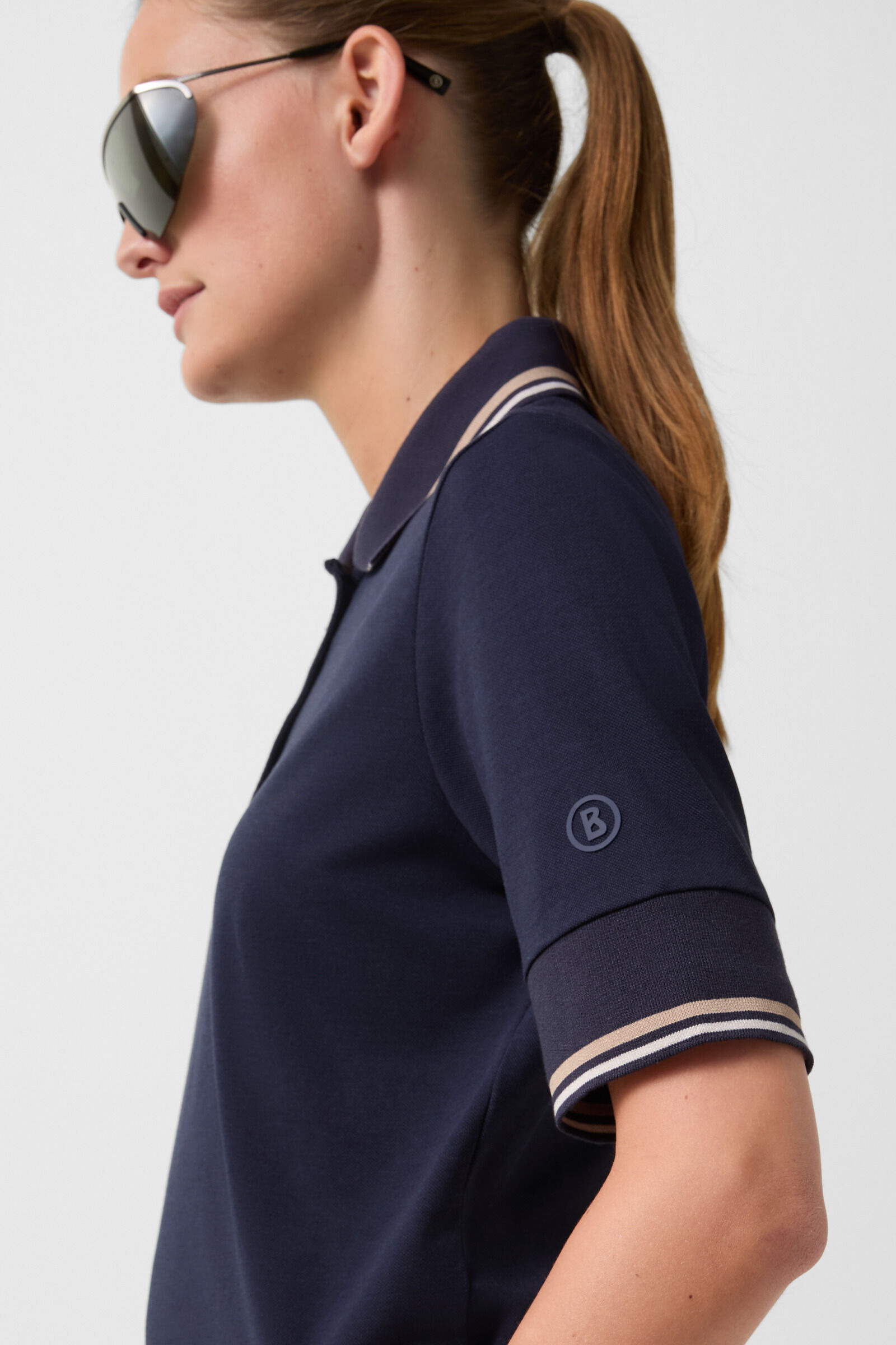 Elenor polo shirt in Navy blue - 5