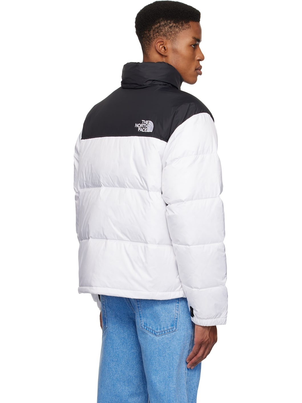 White 1996 Retro Nuptse Down Jacket - 3
