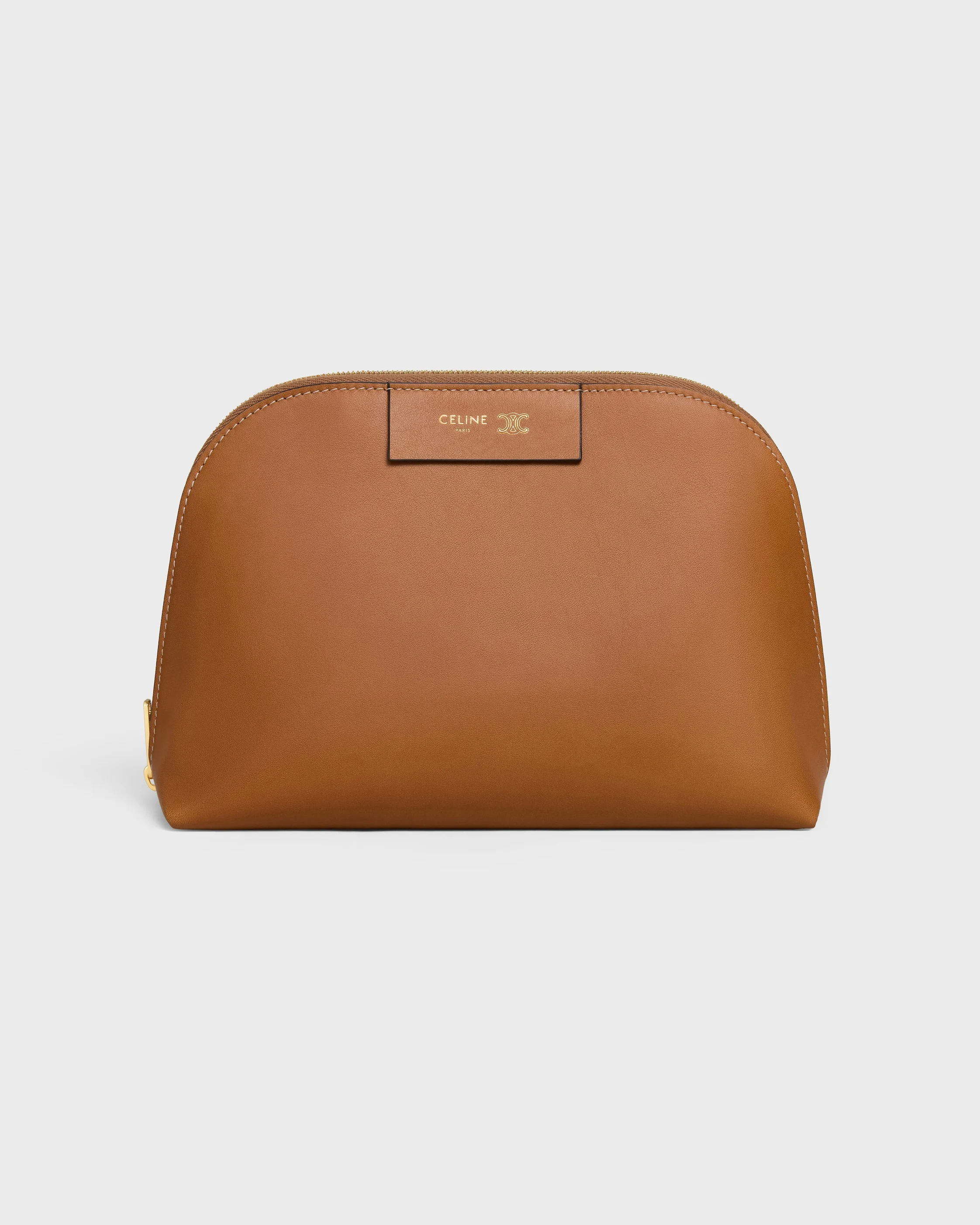 MEDIUM COSMETIC POUCH IN SMOOTH CALFSKIN - 1