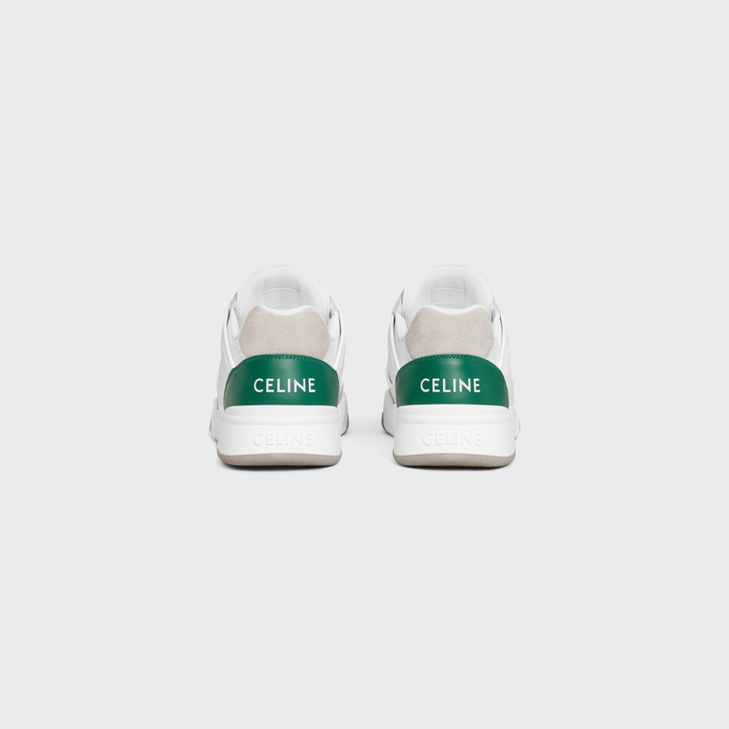 CELINE CELINE TRAINER CT-07 LOW LACE-UP SNEAKER in CALFSKIN AND SUEDE CALFSKIN outlook