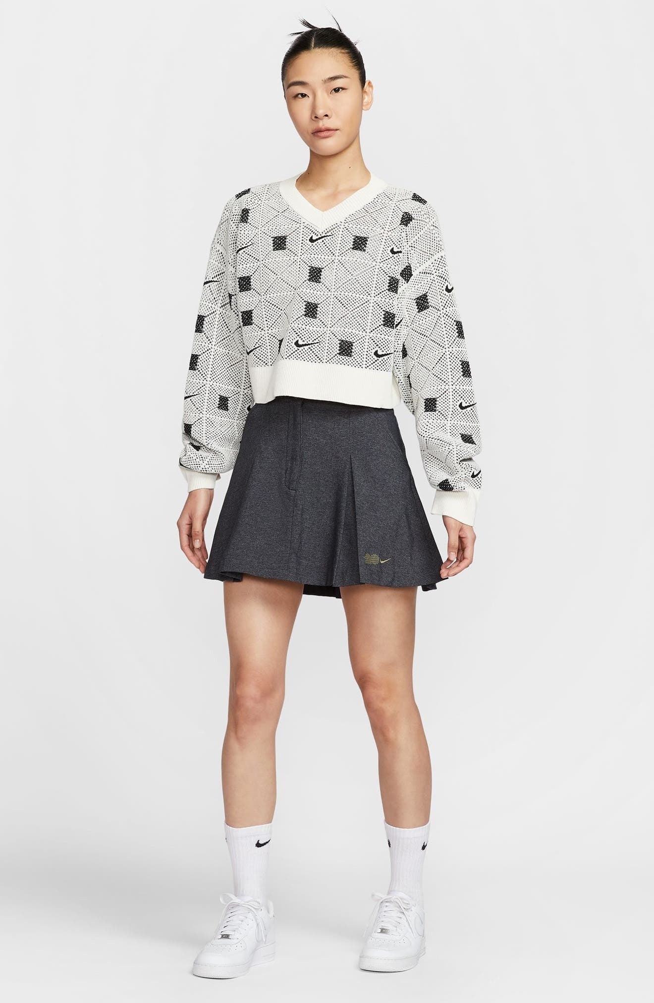 Nike x Naomi Osaka Tennis Skirt in Black/Medium Olive at Nordstrom - 7
