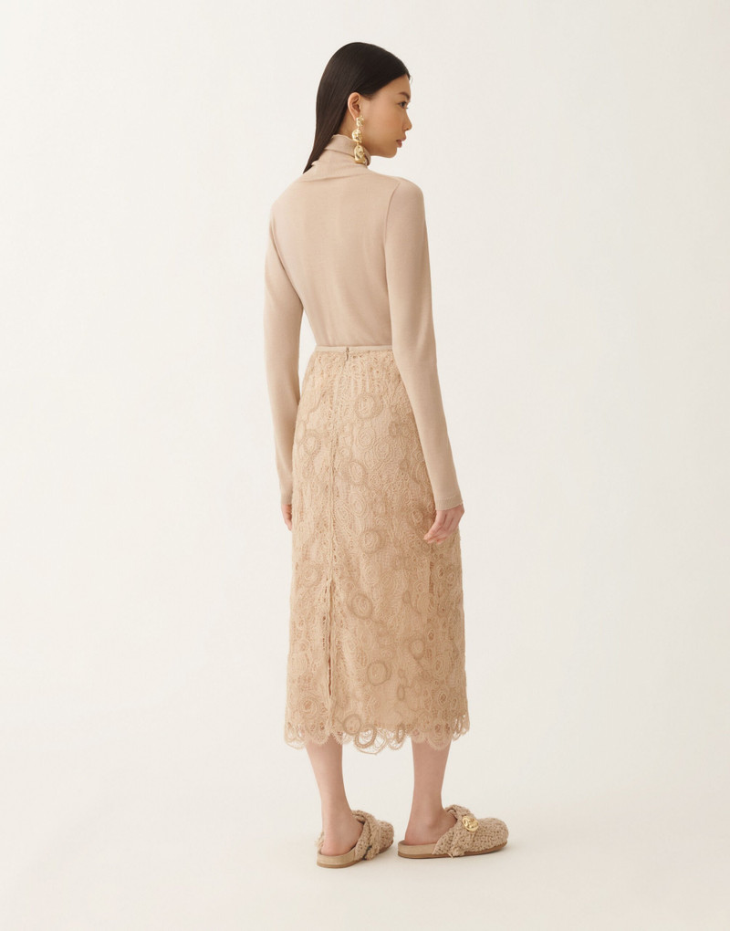 Macramé lace skirt 4