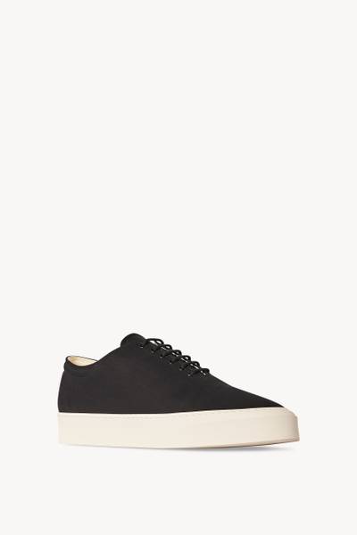 The Row Dean Lace-Up Sneaker in Canvas outlook