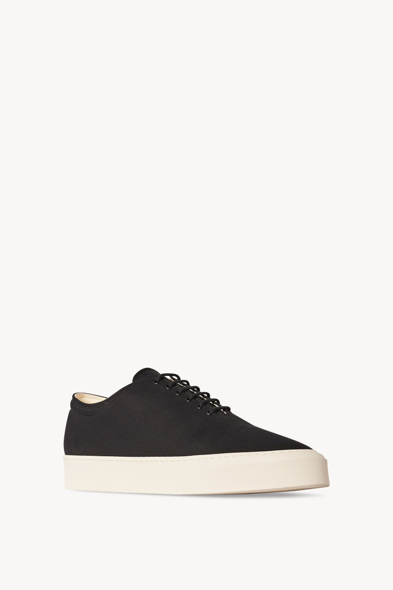 The Row Dean Lace-Up Sneaker in Canvas outlook