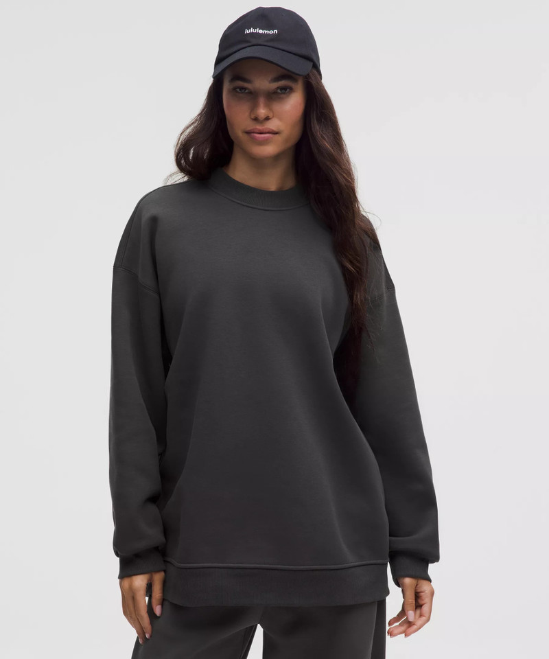 Women's Big Cozy Ultra-Oversized Crew 1