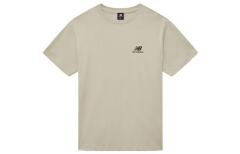 New Balance Logo Graphic T-Shirt 'Beige' AMT22367-LGB - 1