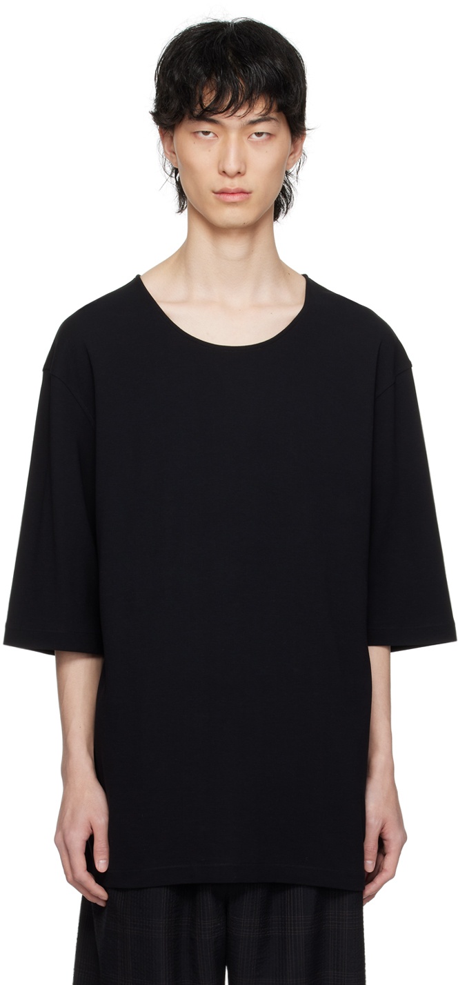 Black Crewneck T-Shirt - 1
