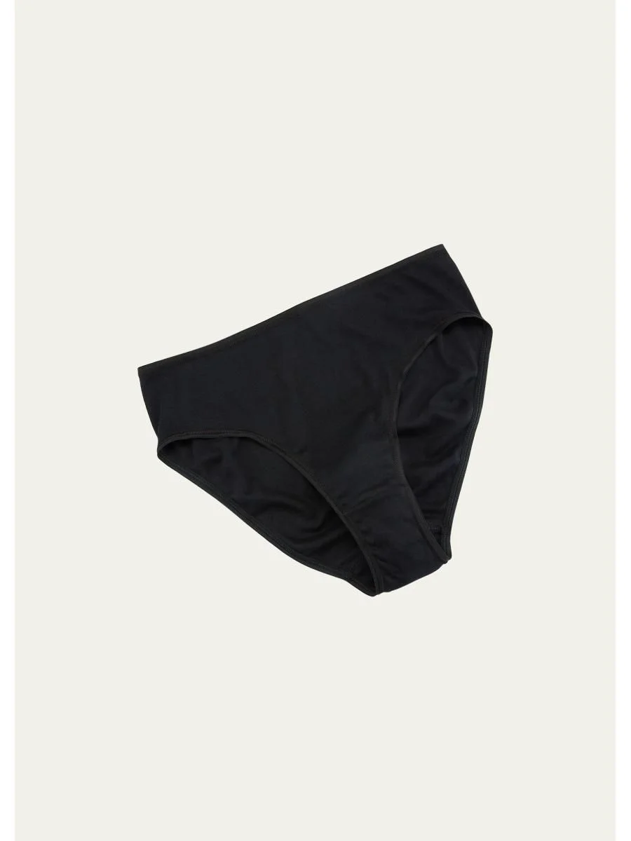Cotton Seamless High-Leg Briefs - 1