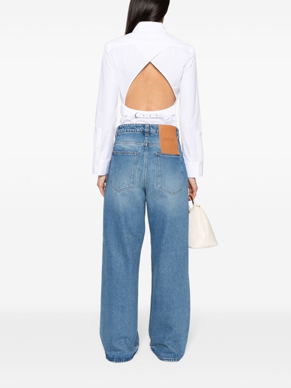 NÃ®mes mid-rise wide jeans - 2