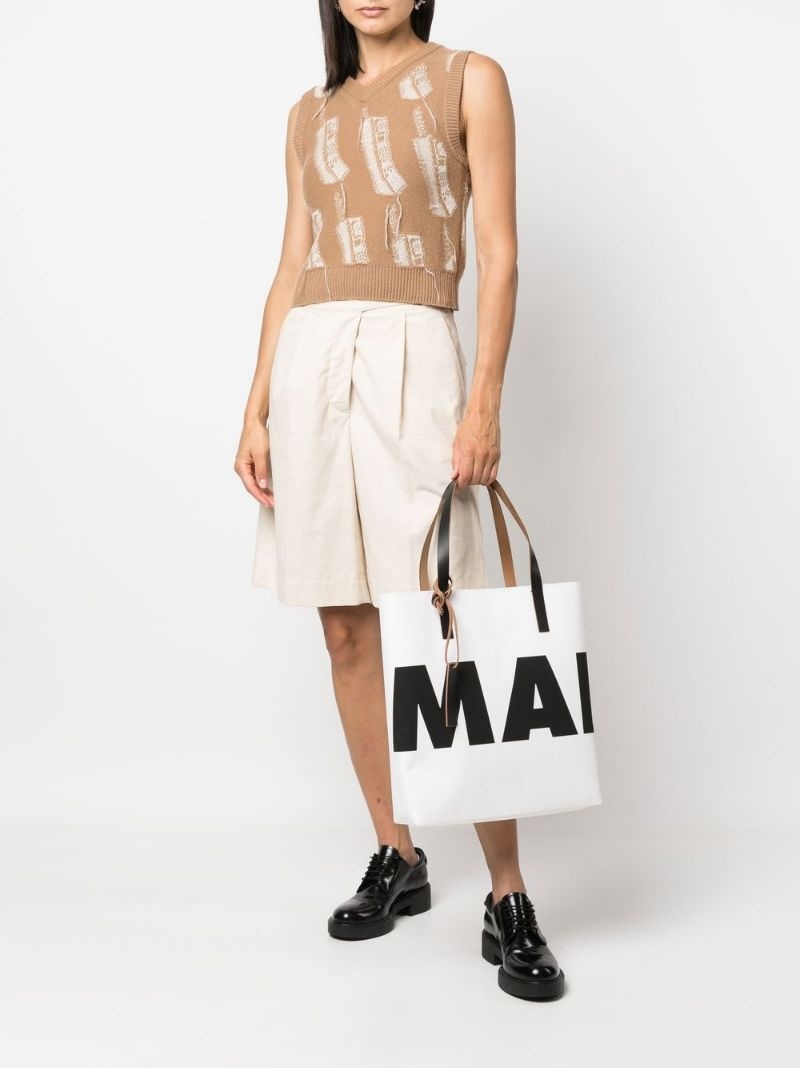 logo-print tote bag - 3