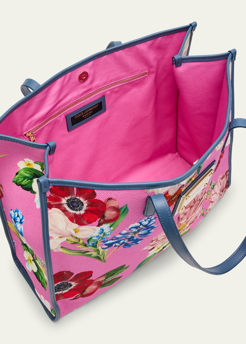 Floral Canvas Tote Bag 4