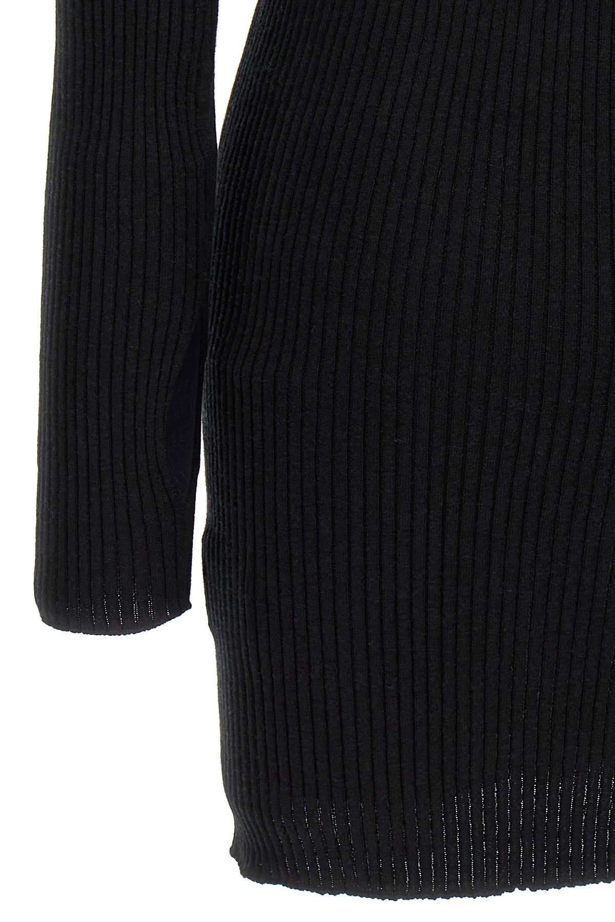 ワンピース COURREGES 'Solar Light Rib' dress Black  324MRO466FI0049 courrèges 'Solar Light Rib' dress | julianfashion | REVERSIBLE
