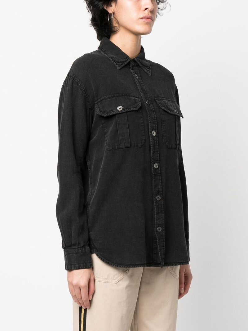 Teros logo-embroidered shirt 3