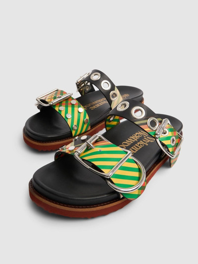 Vivienne Westwood 20mm Alex leather flat sandals outlook