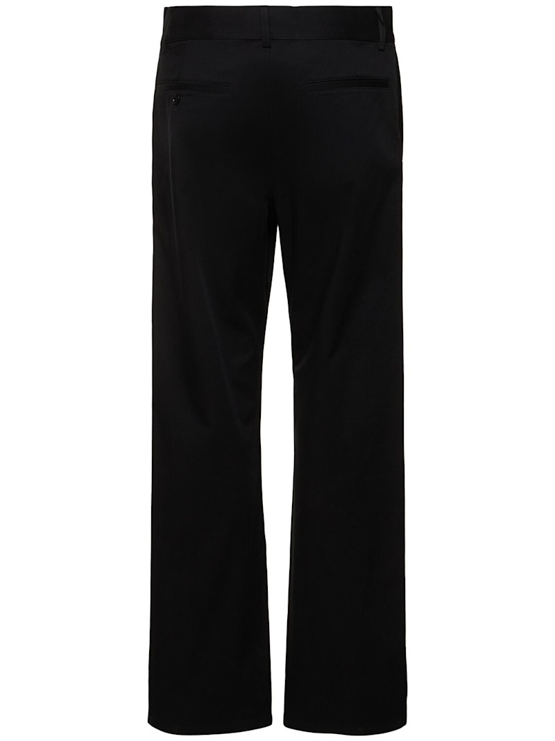 Stretch cotton gabardine pants - 3