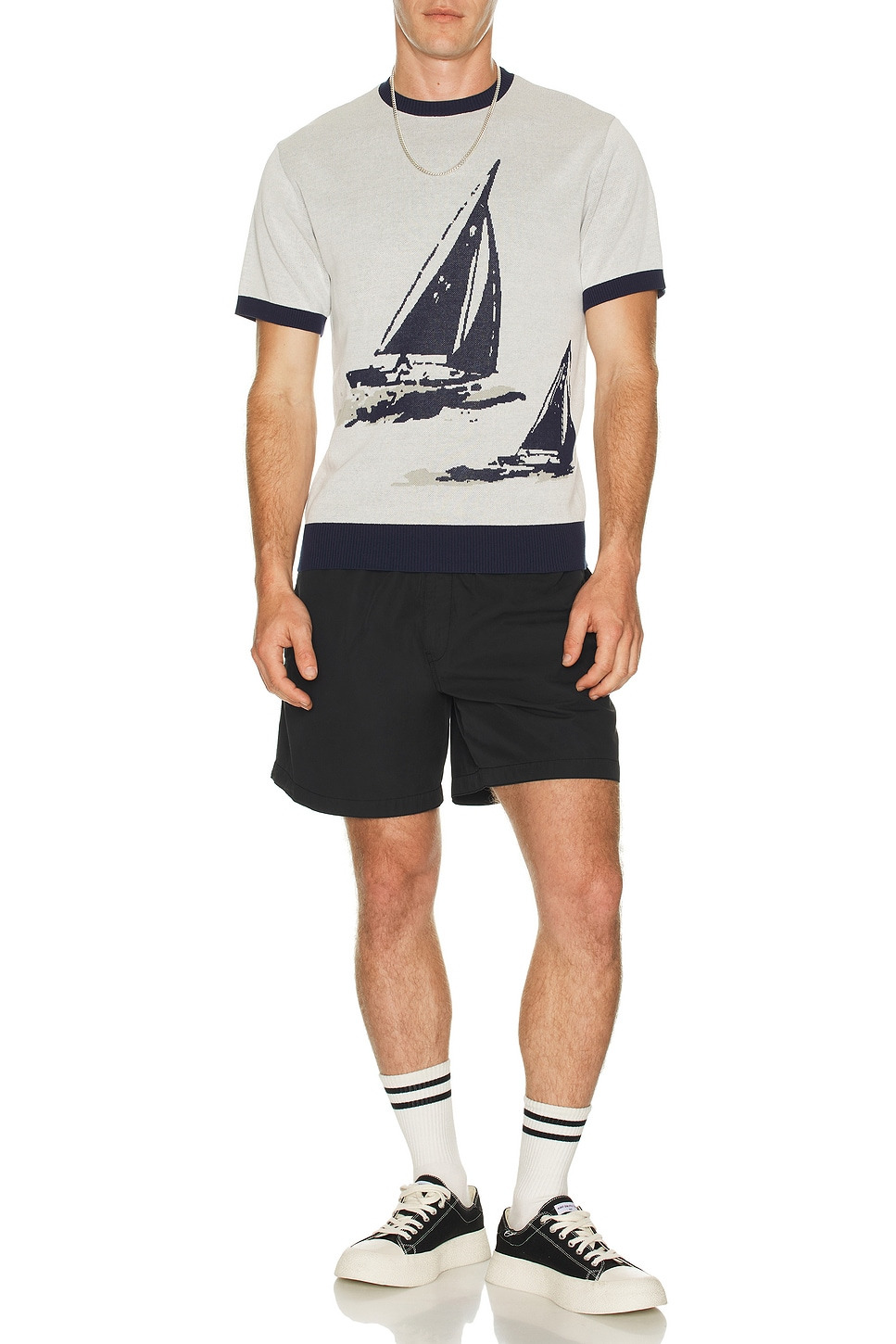Knit Tee Box Jacquard - 4