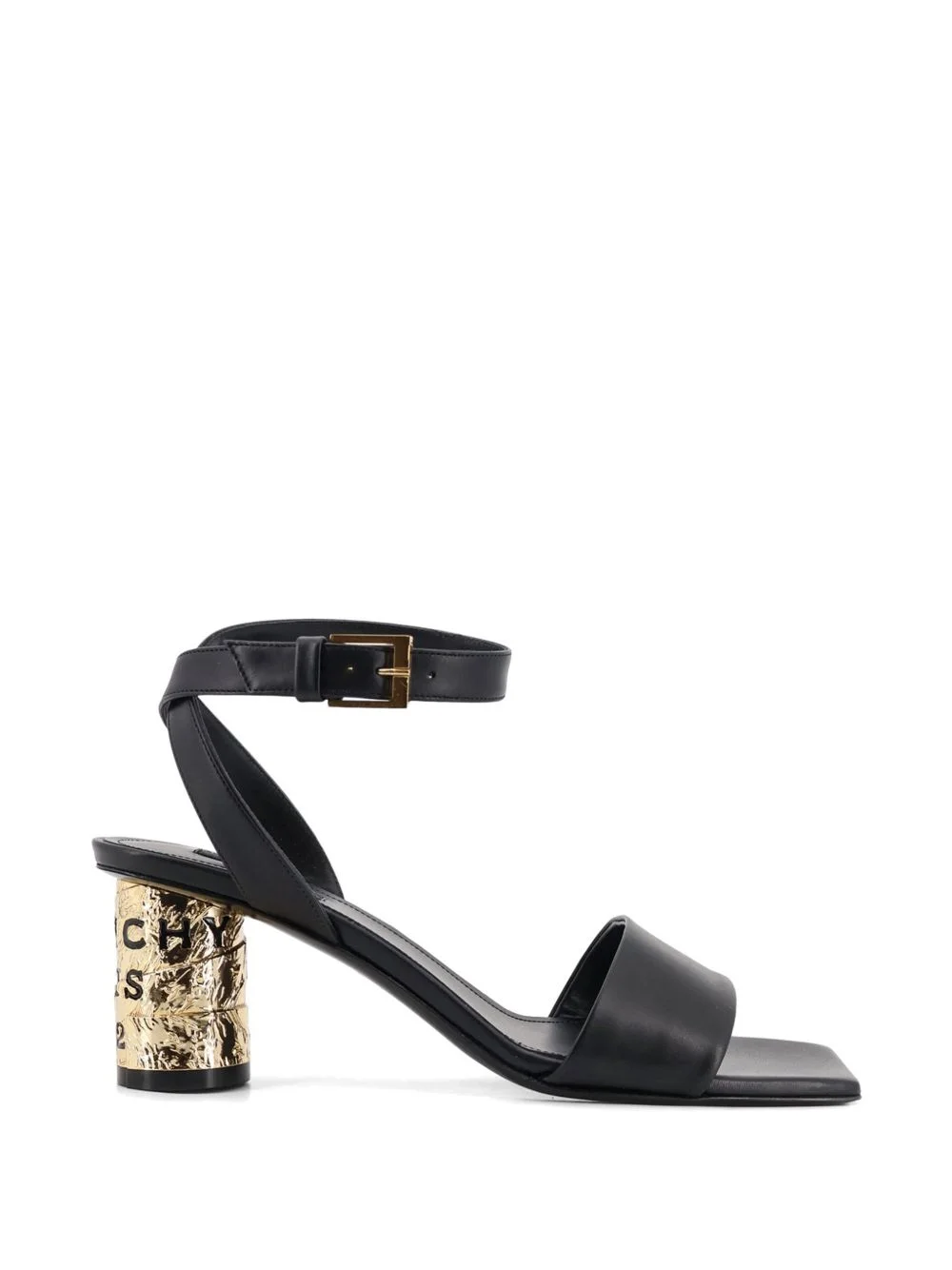 tape-heel ankle-strap sandals - 1