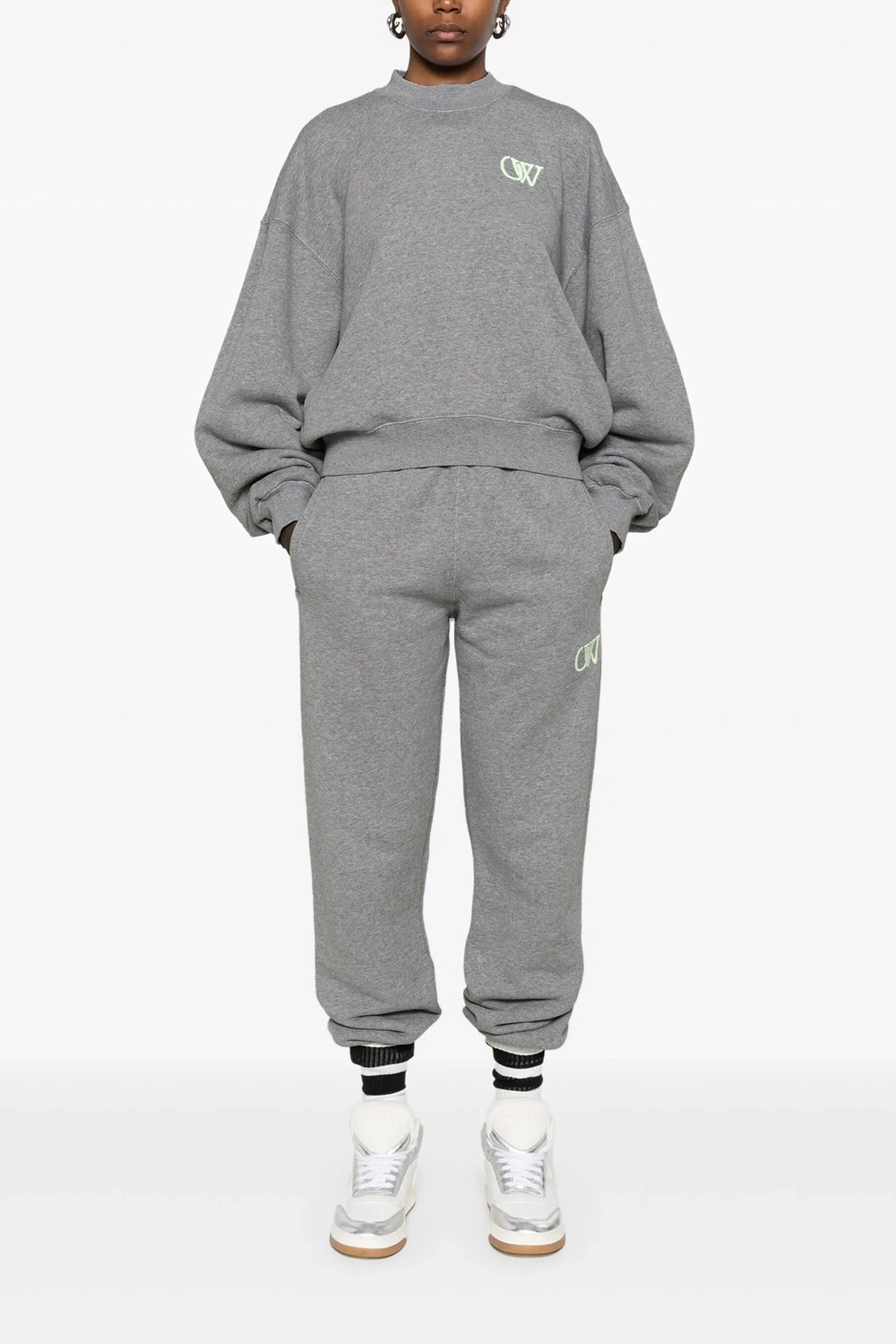 'Ow' embroidered sweatshirt - 2